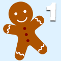 day 1: gingerbread man