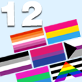 7 Pride Flag Shirt-motifs day 12: 7 Pride Flag Shirt-motifs