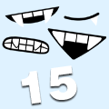 4 vampire mouths day 15: 4 vampire mouths