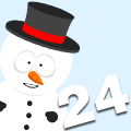 day 24: Snowman costume