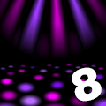 day 8: disco lights background day 8: disco lights background