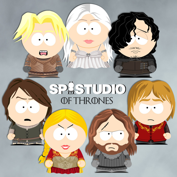 Game of Thrones in South Park style