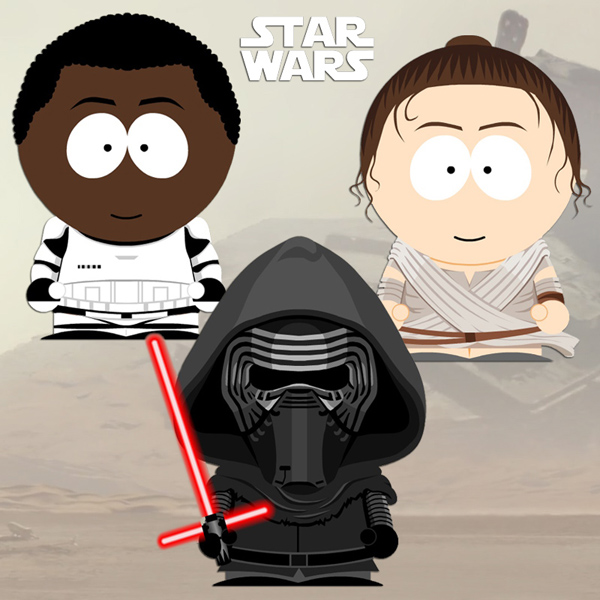Star Wars South Park style