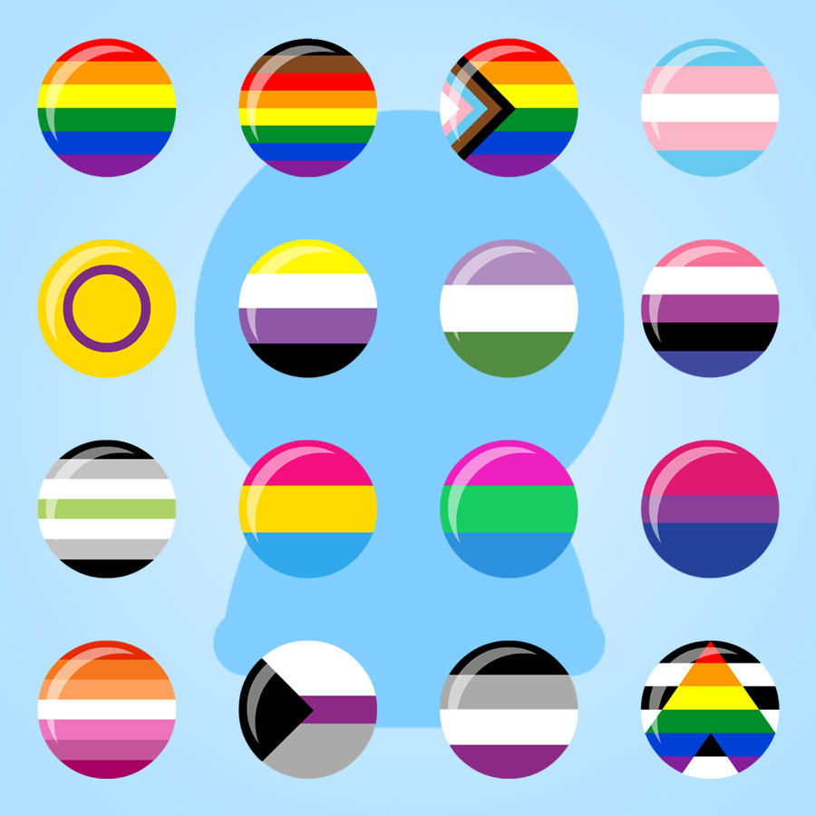 SP-Studio Update: LGBTQIA+ Pride pins