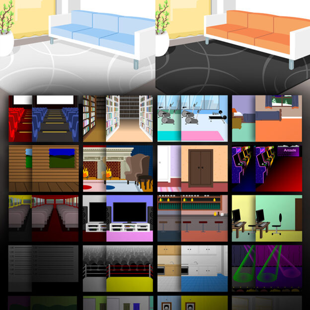 SP-Studio update: custom colors for indoor backgrounds